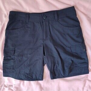 Columbia Omni-Wick Navy Blue Hiking Shorts Womens 8